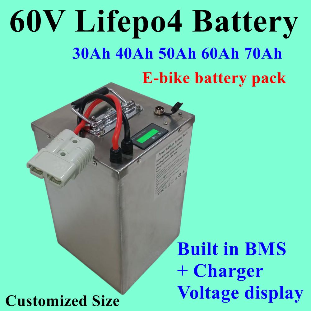 60V 50Ah Electric Scooter Battery - بطارية ليثيوم فوسفات الحديد (LiFePO4) بجهد