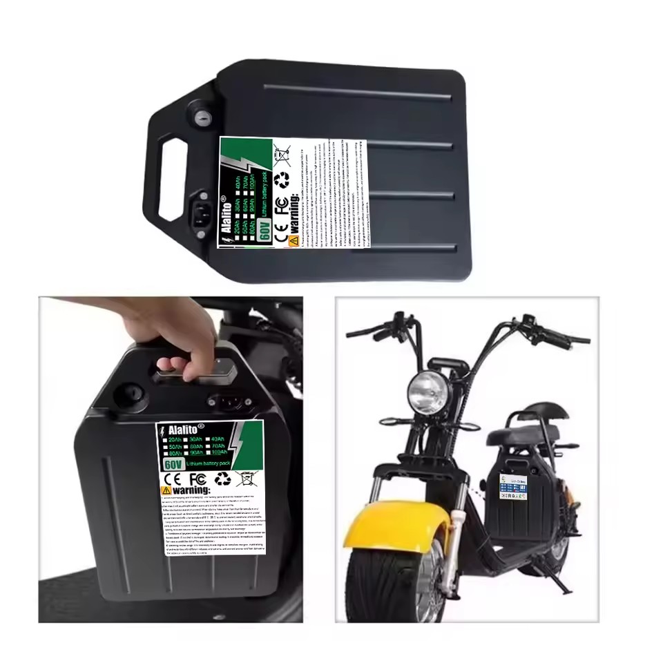 بطارية ليثيوم للمركبات الكهربا - مراجعة 60V 50Ah Electric Scooter Battery وسعره