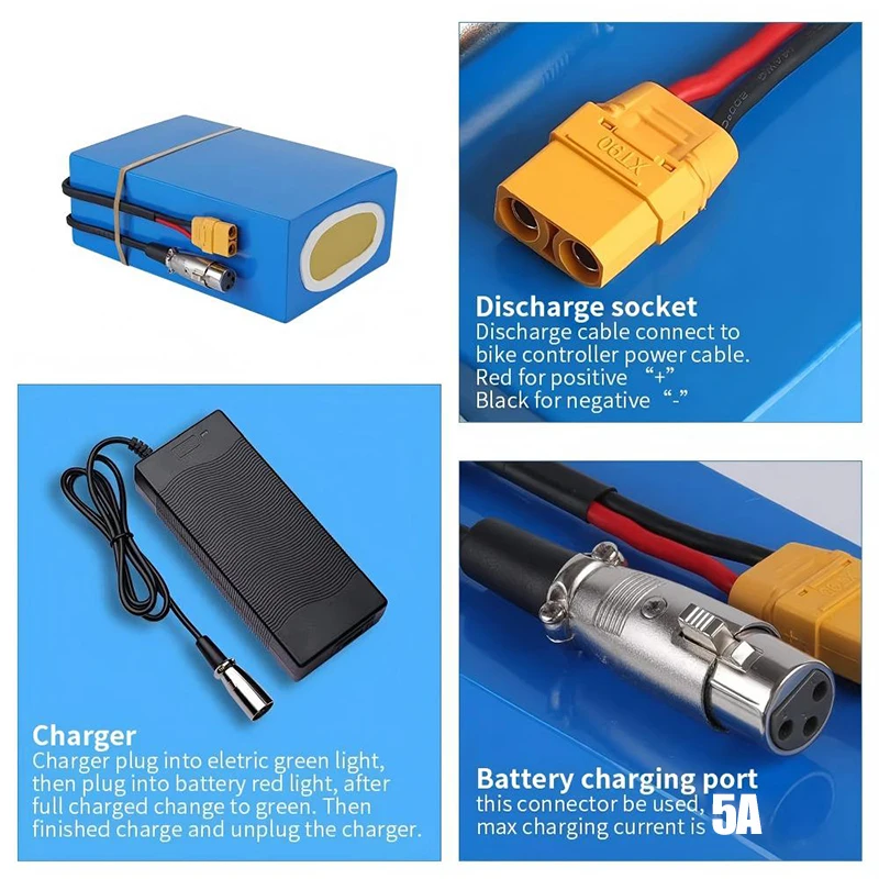 بطارية دراجة كهربائية 60 فولت  - مراجعة 60V 50Ah Electric Scooter Battery وسعره