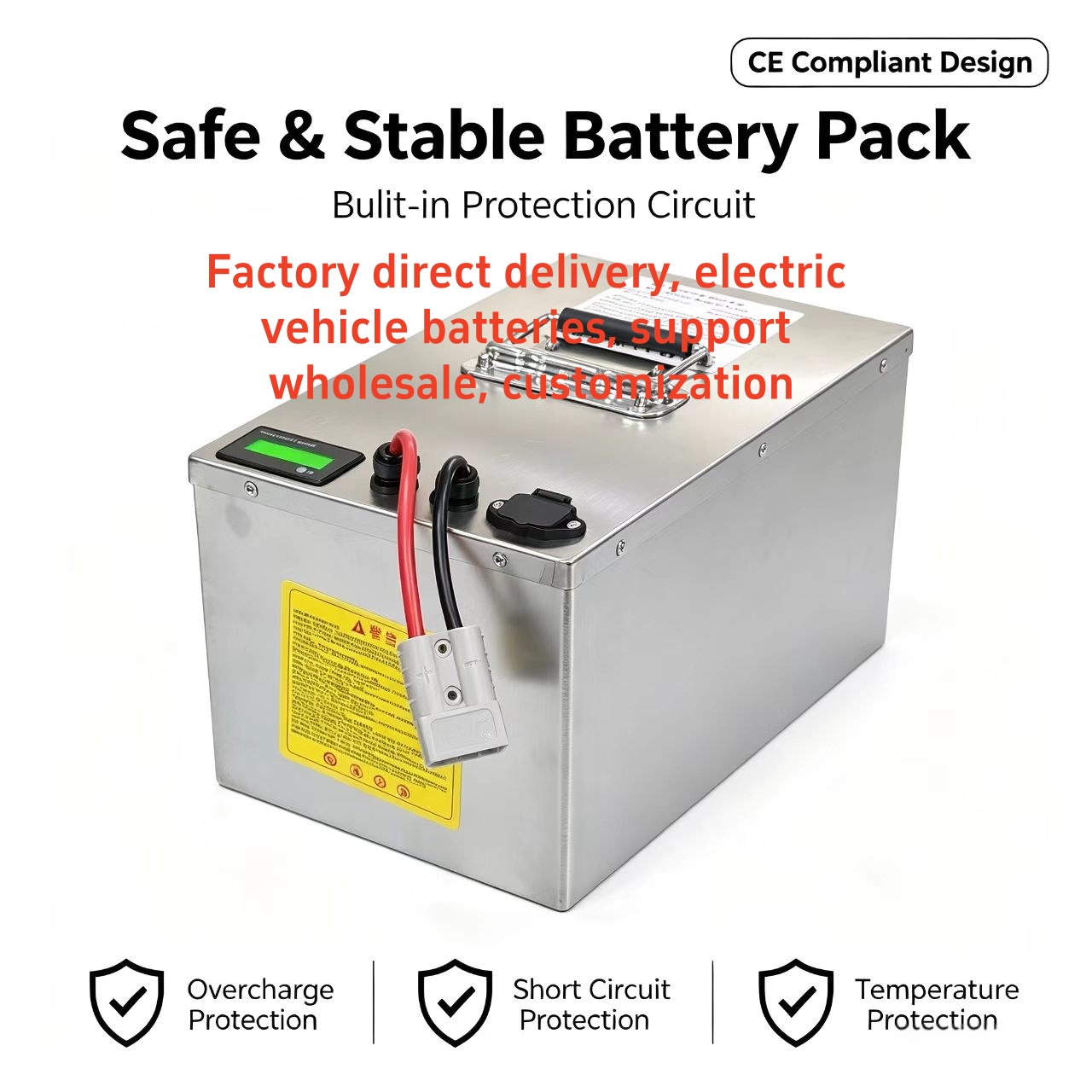 بطارية ليثيوم فوسفات الحديد Li - مراجعة 60V 50Ah Electric Scooter Battery وسعره