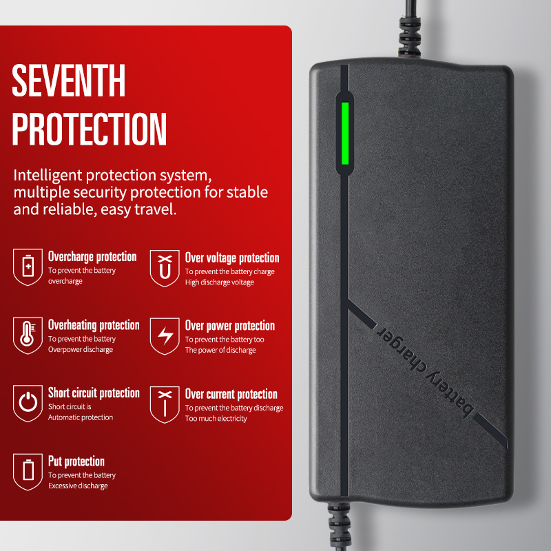 36 فولت 48 فولت 60 فولت 72 فول - مراجعة 84V 20A Smart Charger وسعره